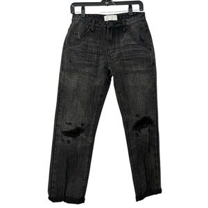 One Teaspoon Truckers Mid Waist Straight
Leg Denim Jeans size 26 AU/ 4 US NWT